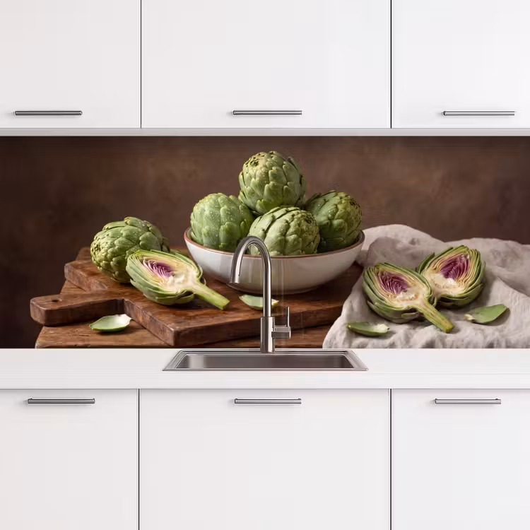Keuken achterwand - Groenten - Artisjok - Keuken — 4