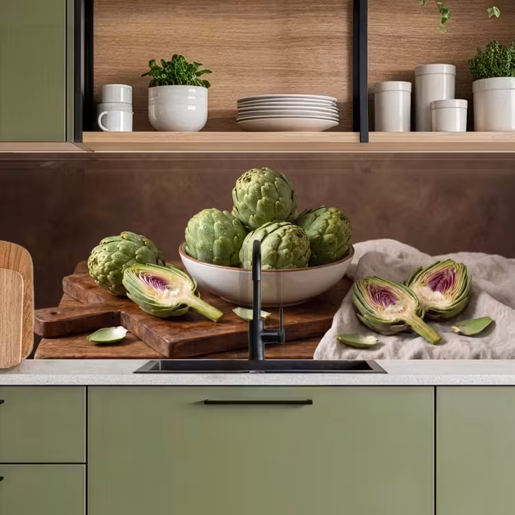 Keuken achterwand - Groenten - Artisjok - Keuken — 8