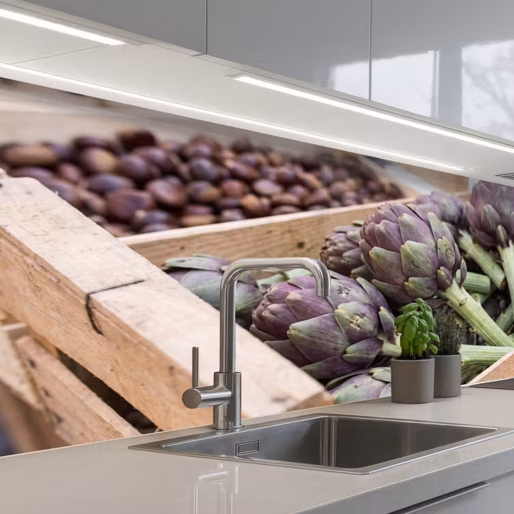 Keuken achterwand - Groenten - Markt - Vers — 2