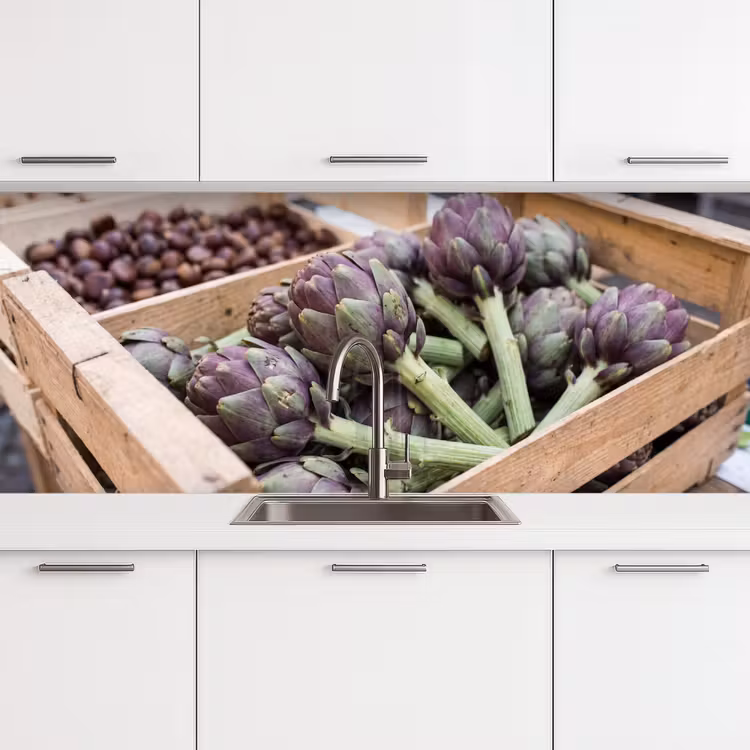 Keuken achterwand - Groenten - Markt - Vers — 4