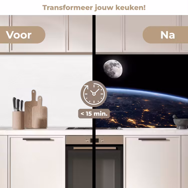 Keuken achterwand - Aarde - Nacht - Ruimte — 3