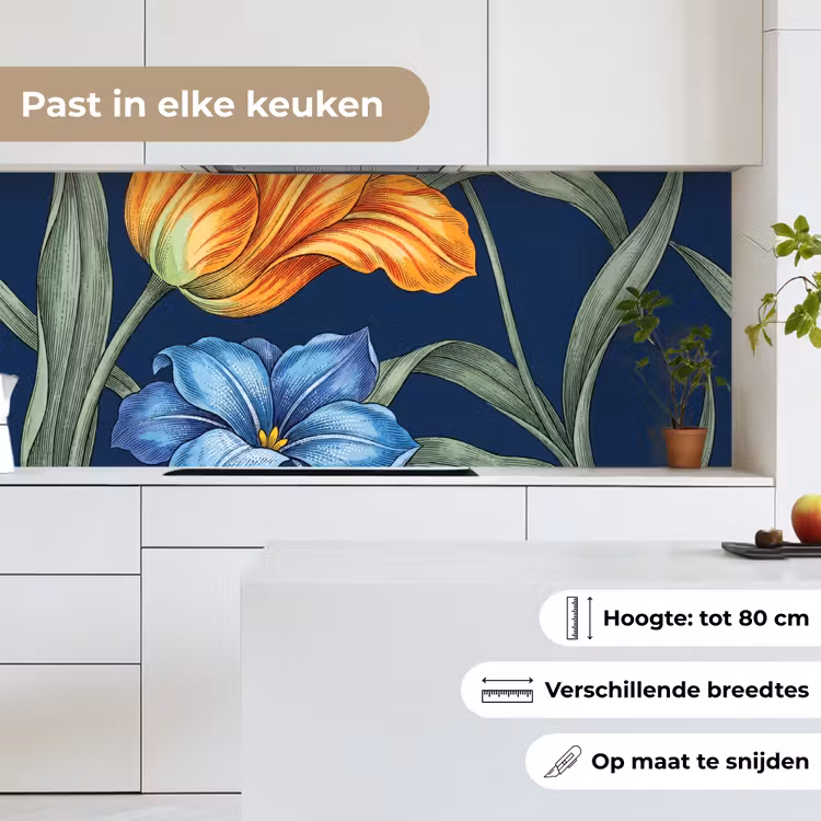 Keuken achterwand - Bloemen - Botanisch - Patroon — 7