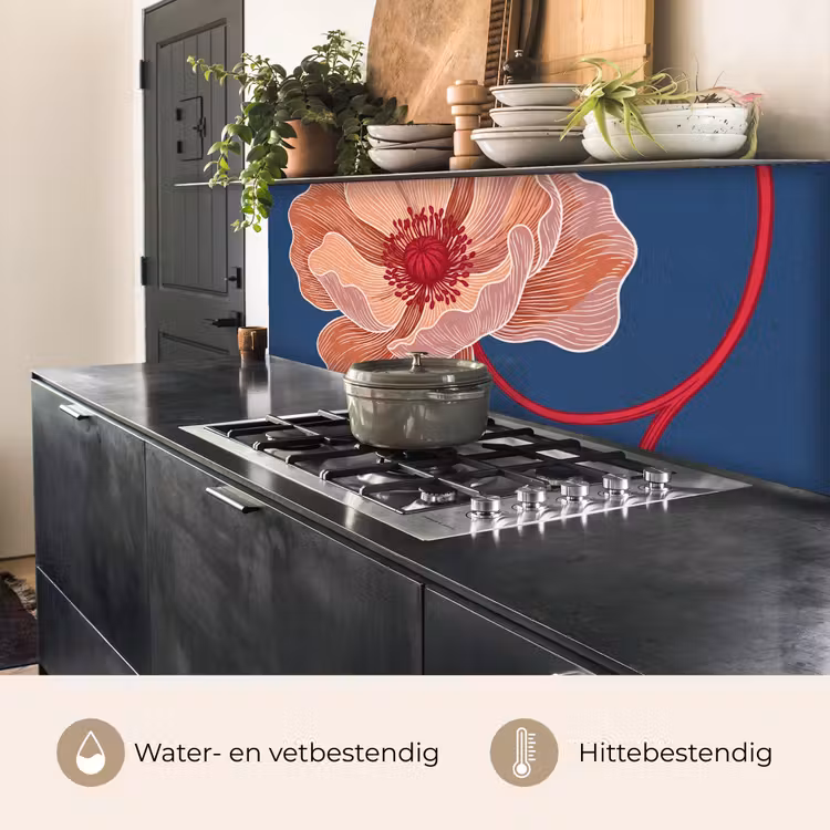 Keuken achterwand - Bloemen - Modern - Abstract — 5