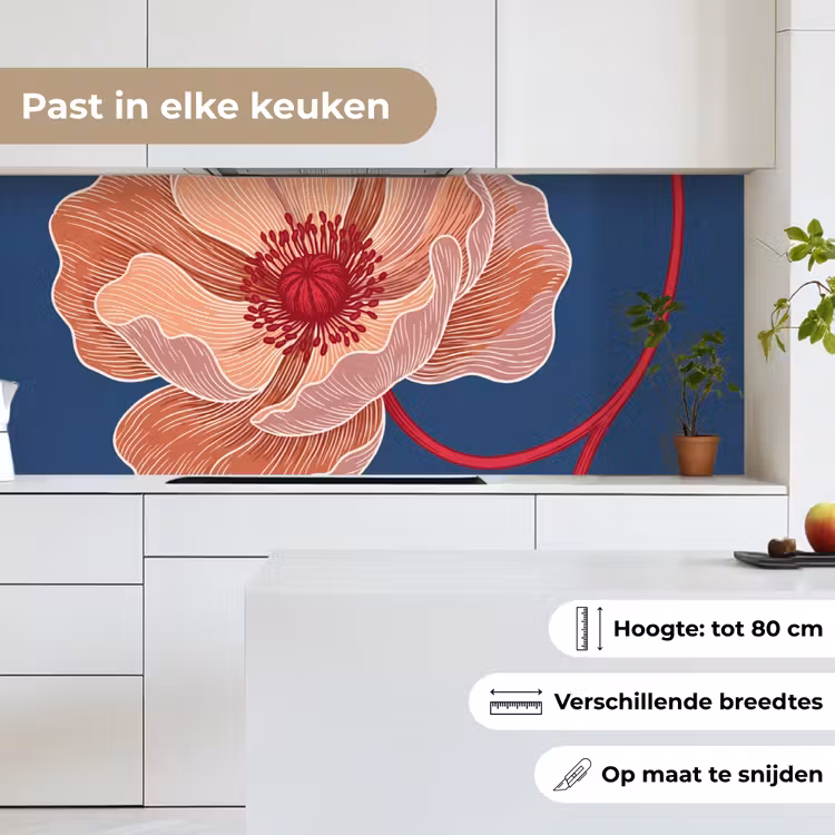 Keuken achterwand - Bloemen - Modern - Abstract — 7