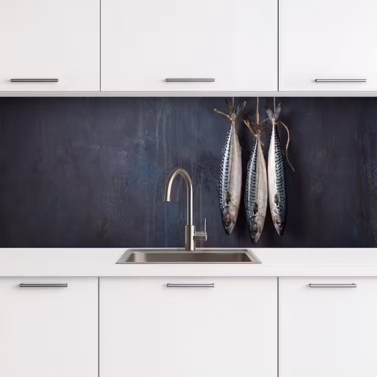 Keuken achterwand - Drie vissen - Touw — 4