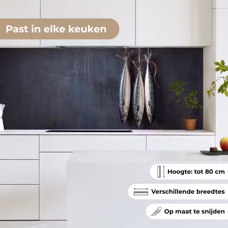 Keuken achterwand - Drie vissen - Touw — 7