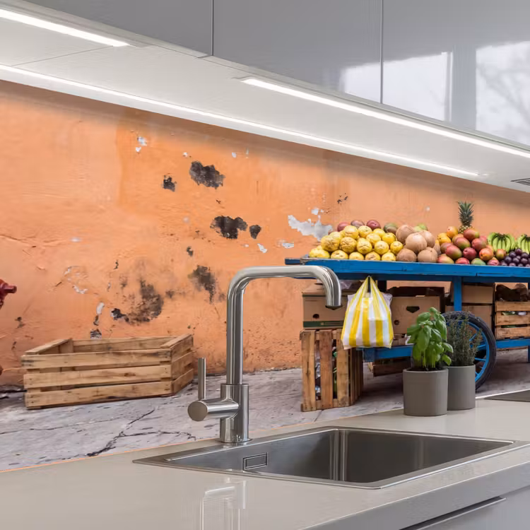 Keuken achterwand - Fruit - Kar - Straat — 2