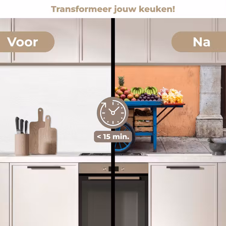 Keuken achterwand - Fruit - Kar - Straat — 3
