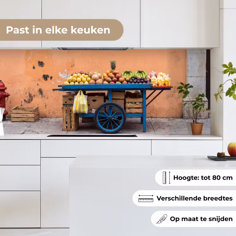 Keuken achterwand - Fruit - Kar - Straat — 7