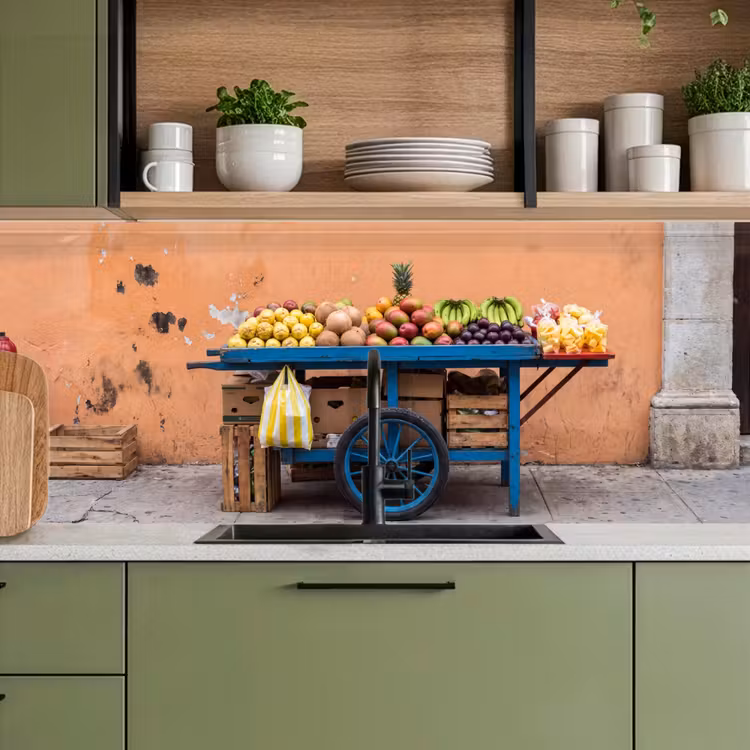 Keuken achterwand - Fruit - Kar - Straat — 8