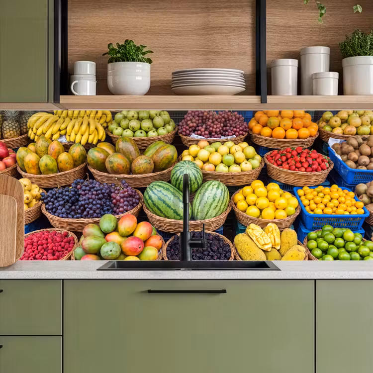 Keuken achterwand - Fruit - Markt - Kleurrijk — 8