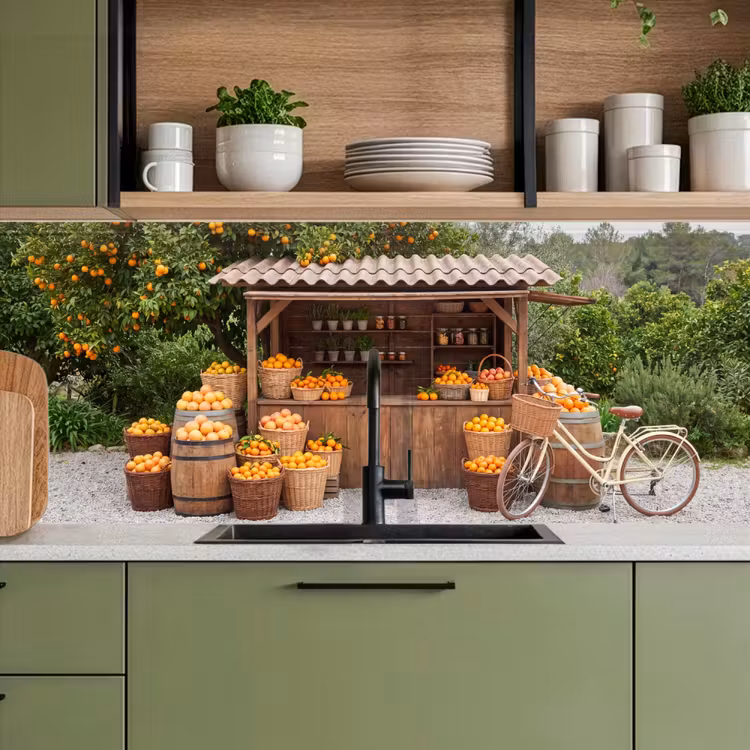 Keuken achterwand - Fruit - Markt - Landelijk — 8
