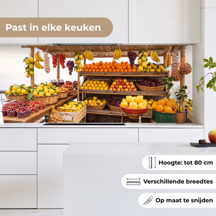 Keuken achterwand - Marktkraam - Fruit - Vers — 7
