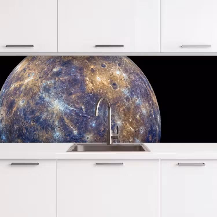Keuken achterwand - Planeet - Kraters - Ruimte — 4