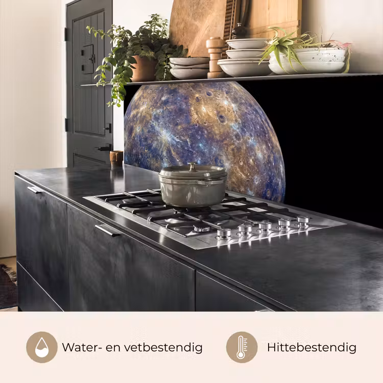 Keuken achterwand - Planeet - Kraters - Ruimte — 5