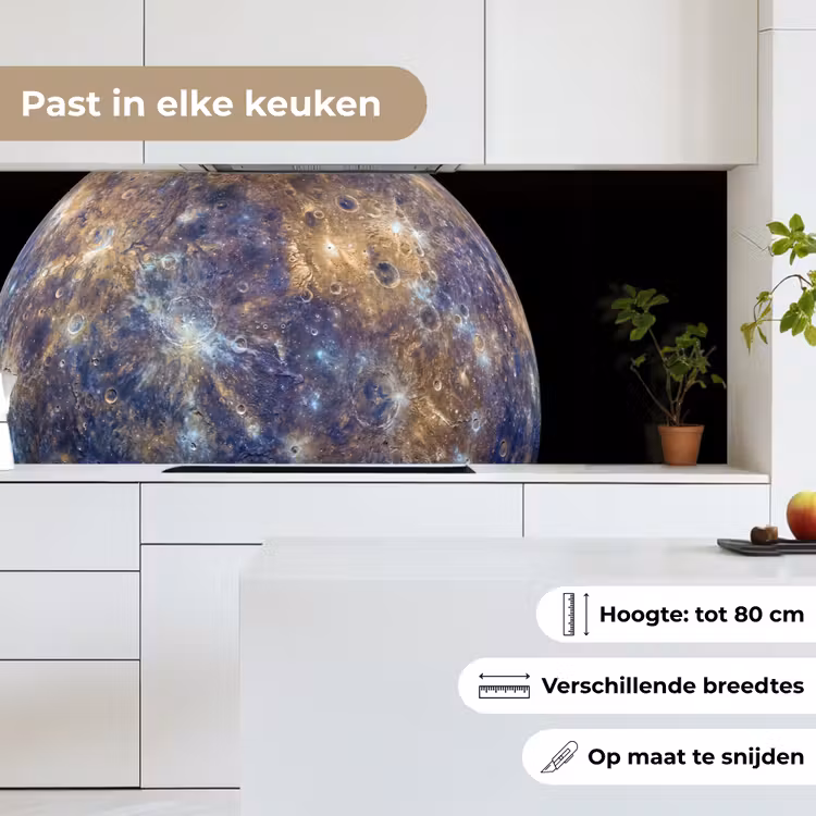 Keuken achterwand - Planeet - Kraters - Ruimte — 7