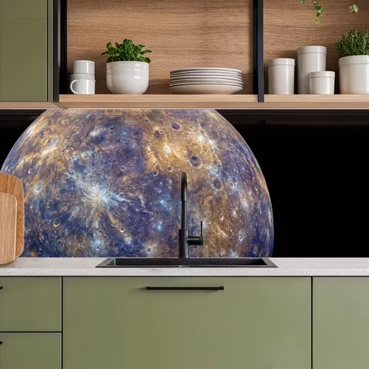 Keuken achterwand - Planeet - Kraters - Ruimte — 8