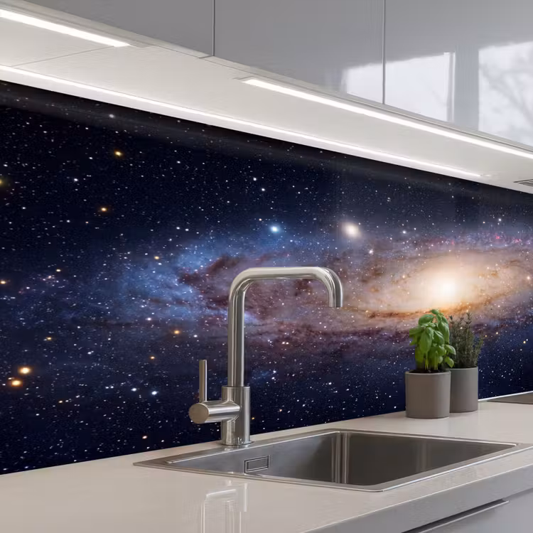 Keuken achterwand - Sterrenstelsel - Ruimte - Kosmos — 2