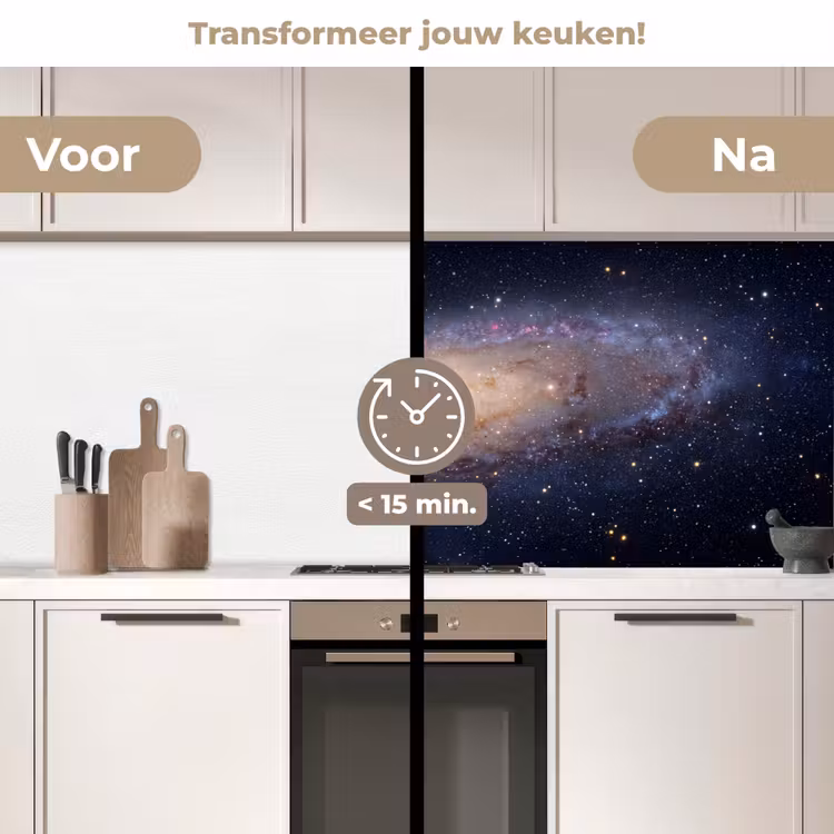 Keuken achterwand - Sterrenstelsel - Ruimte - Kosmos — 3