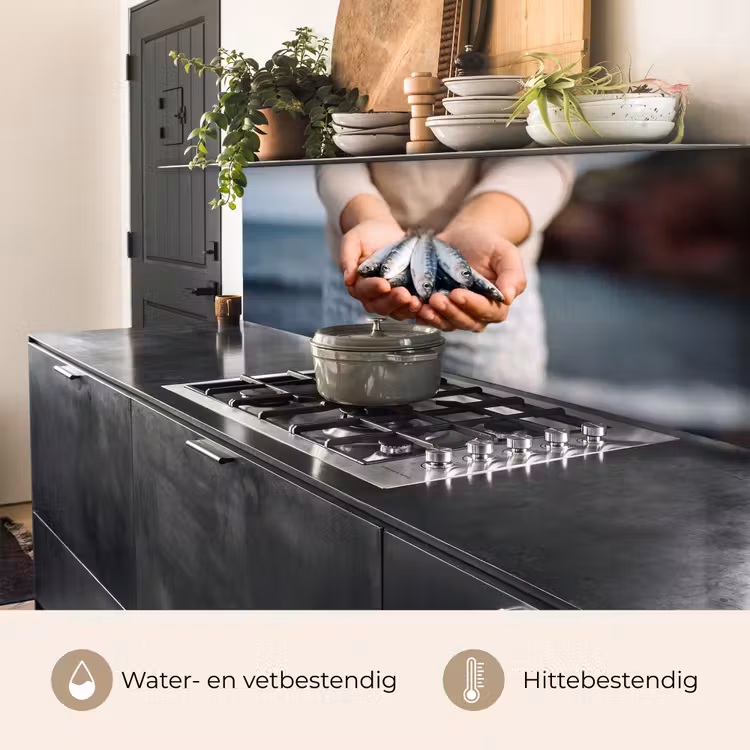 Keuken achterwand - Vis - Handen - Natuur — 5