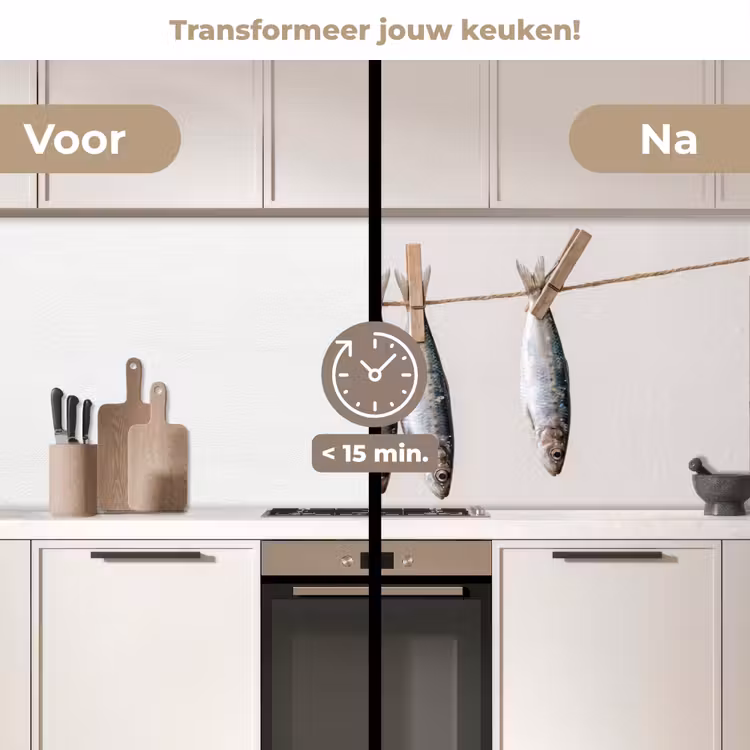 Keuken achterwand - Vis - Hangend - Eten — 3