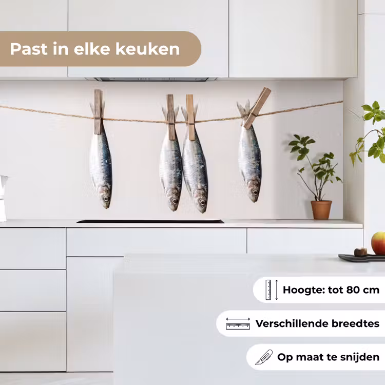 Keuken achterwand - Vis - Hangend - Eten — 7