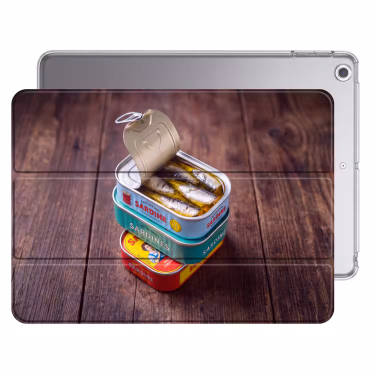 iPad hoes - Vis - Blikjes - Keuken — 1