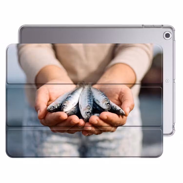 iPad hoes - Vis - Handen - Natuur — 1