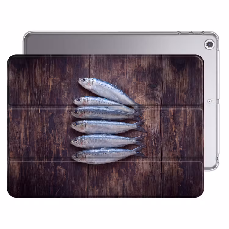 iPad hoes - Vis - Hout - Eten — 1
