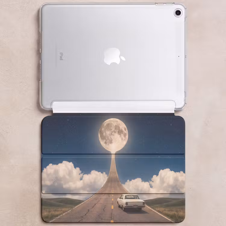 iPad hoes - Weg - Maan - Nacht — 6