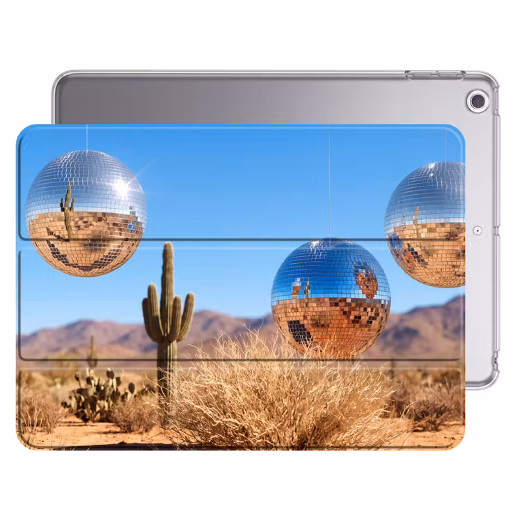 iPad hoes - Woestijn - Spiegelbal - Kunst — 1