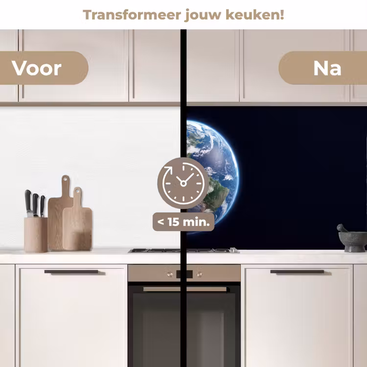 Keuken achterwand - Aarde - Ruimte - Kosmos — 3