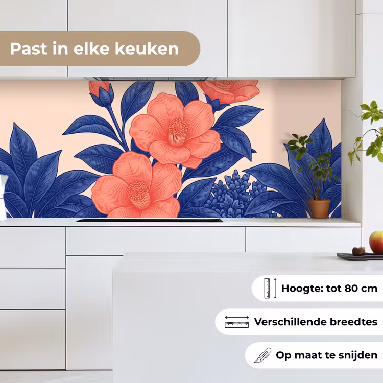 Keuken achterwand - Bloemen - Bladeren - Botanisch — 7