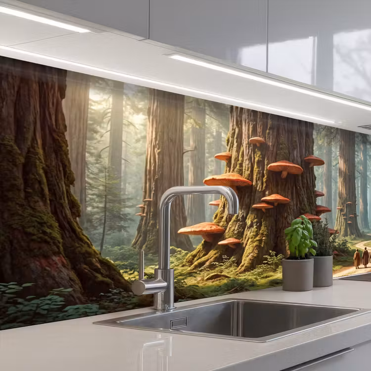 Keuken achterwand - Bos - Bomen - Natuur — 2