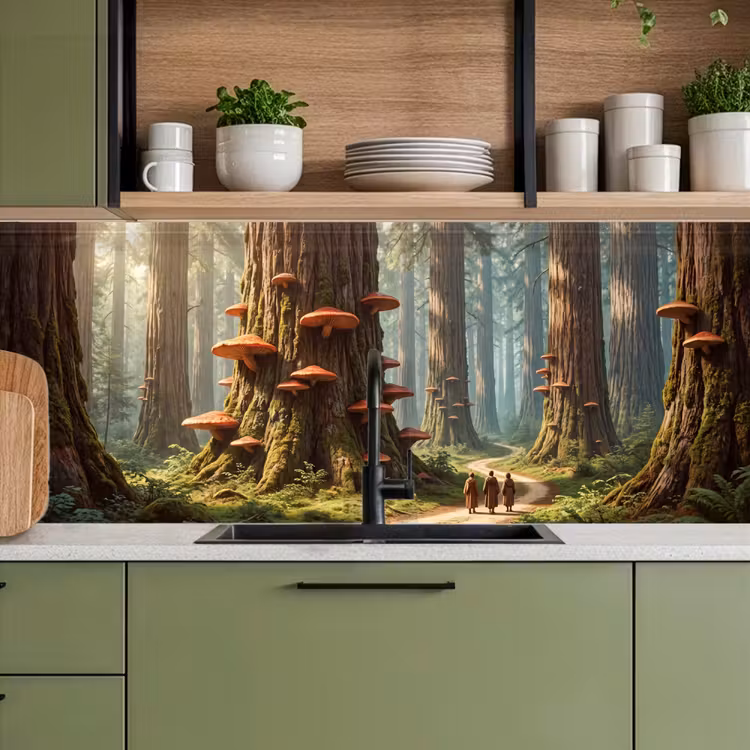 Keuken achterwand - Bos - Bomen - Natuur — 8