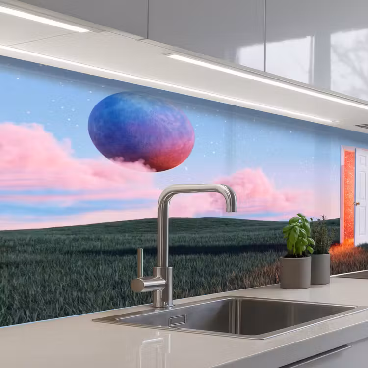 Keuken achterwand - Deur - Fantasie - Ruimte — 2