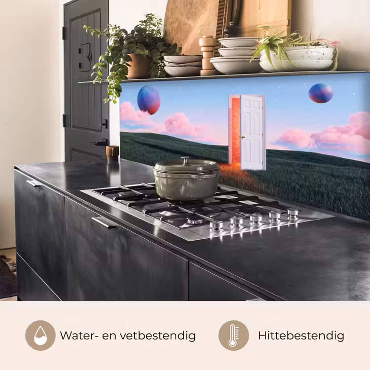 Keuken achterwand - Deur - Fantasie - Ruimte — 5
