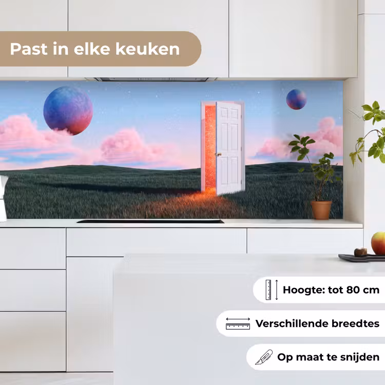 Keuken achterwand - Deur - Fantasie - Ruimte — 7