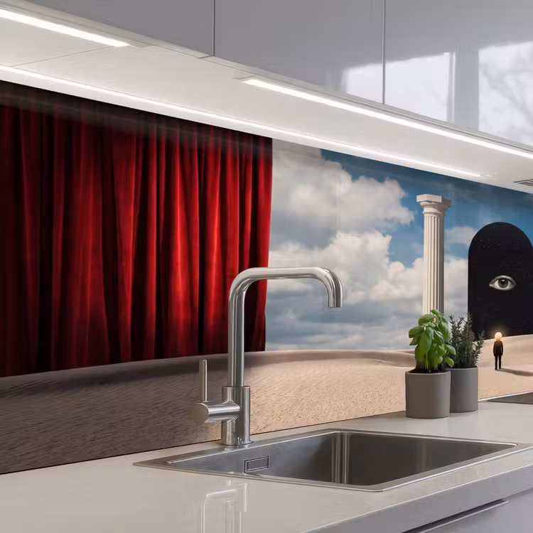 Keuken achterwand - Droom - Woestijn - Oog — 2