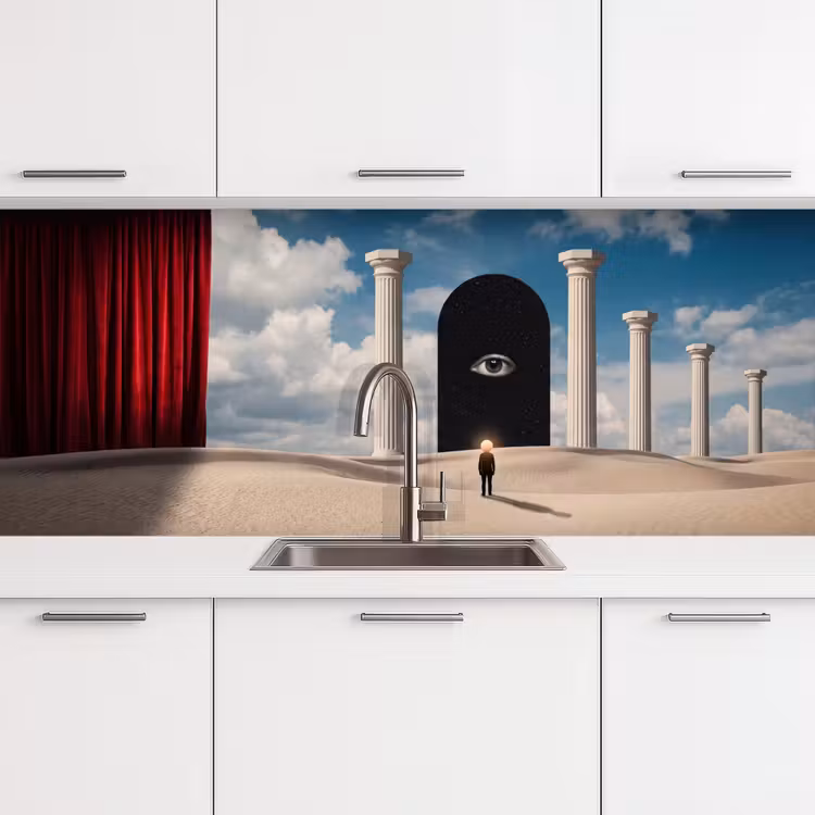Keuken achterwand - Droom - Woestijn - Oog — 4
