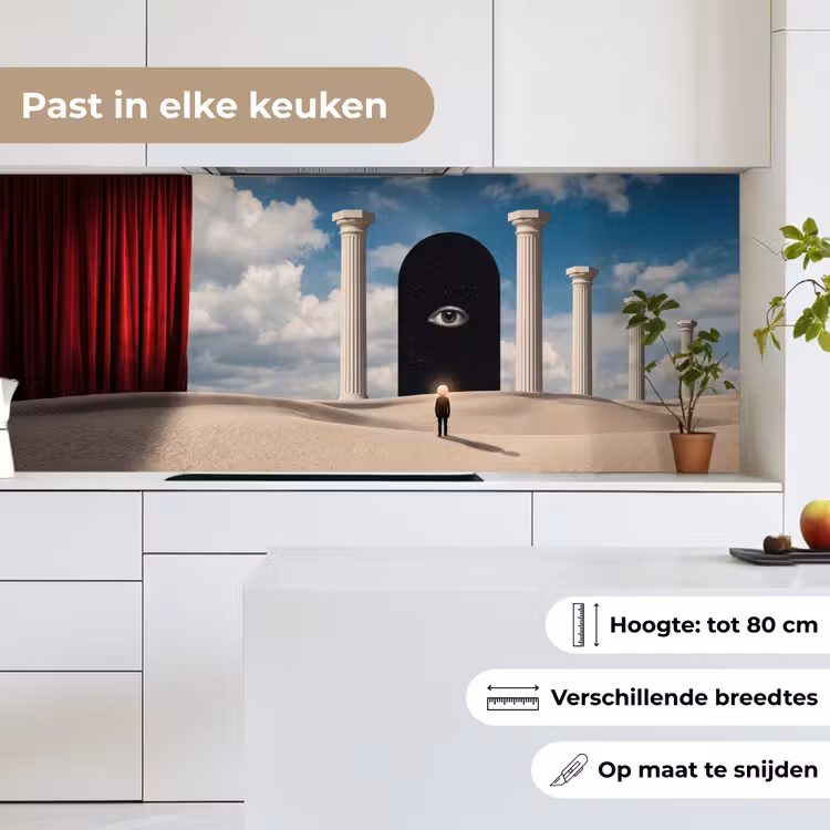 Keuken achterwand - Droom - Woestijn - Oog — 7