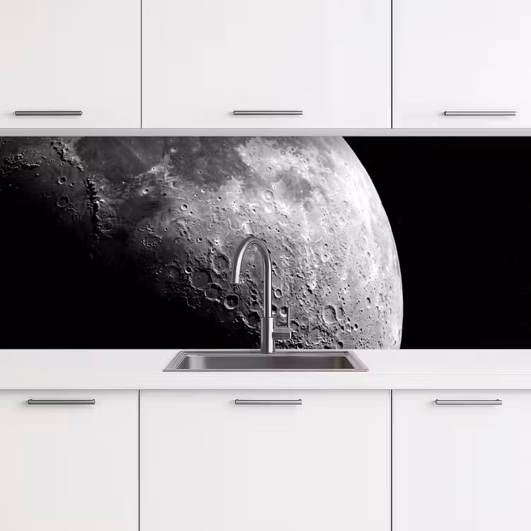 Keuken achterwand - Maan - Kraters - Ruimte — 4