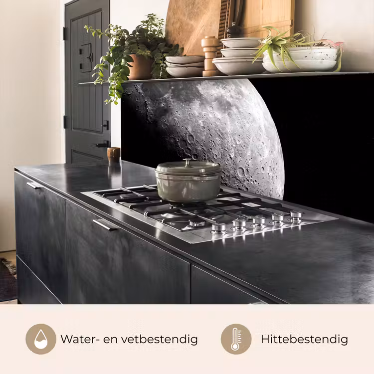 Keuken achterwand - Maan - Kraters - Ruimte — 5
