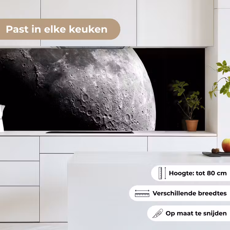 Keuken achterwand - Maan - Kraters - Ruimte — 7