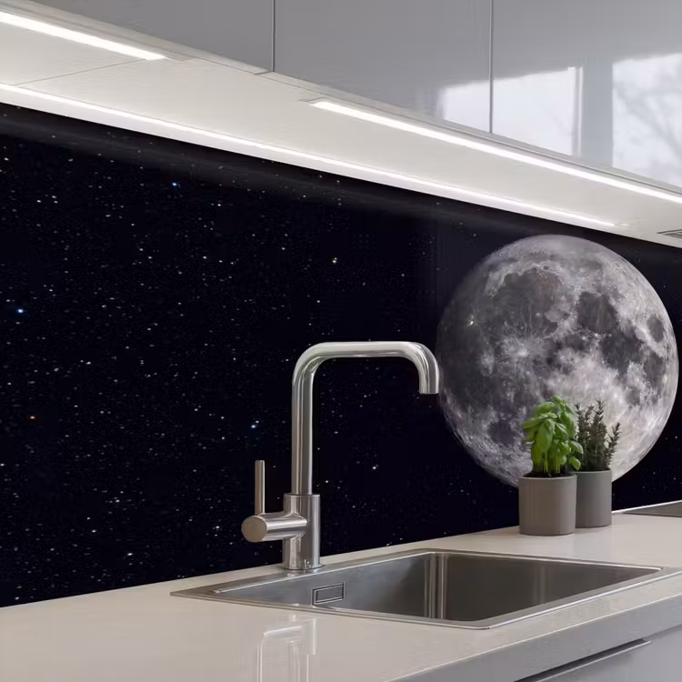 Keuken achterwand - Maan - Sterren - Ruimte — 2