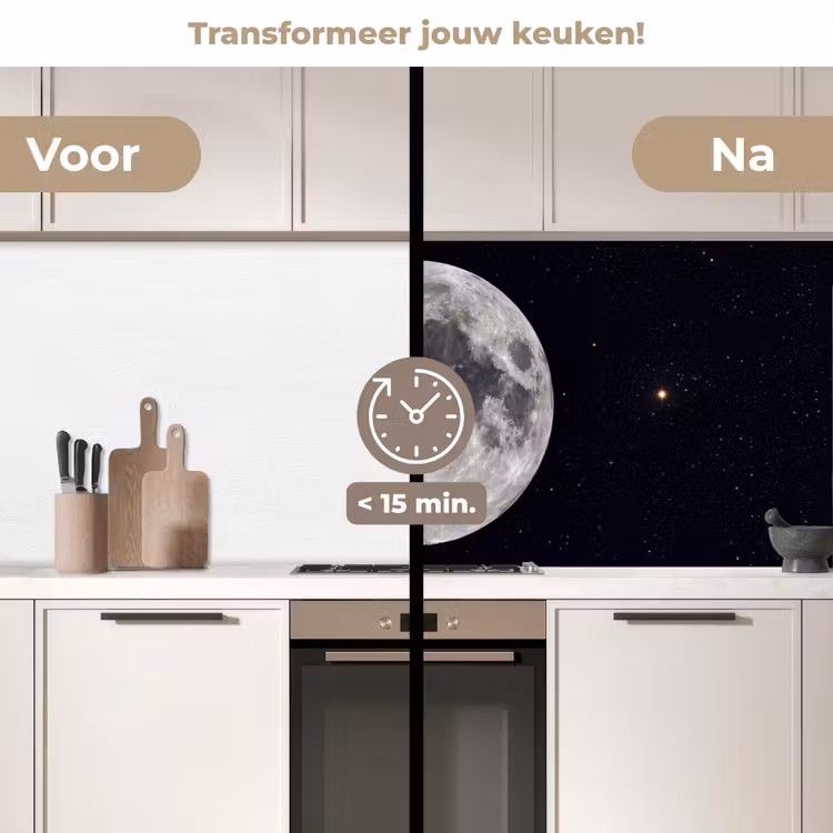 Keuken achterwand - Maan - Sterren - Ruimte — 3