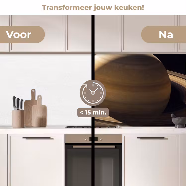 Keuken achterwand - Planeet - Ringen - Ruimte — 3