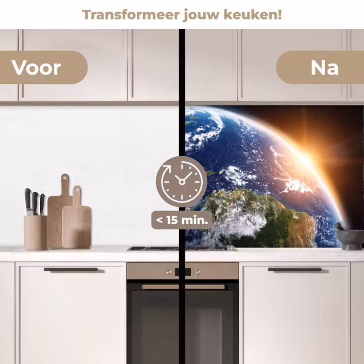 Keuken achterwand - Planeet - Ruimte - Kosmos — 3