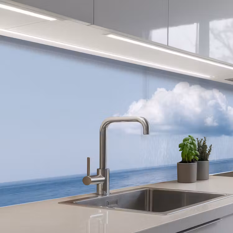 Keuken achterwand - Wolk - Regen - Natuur — 2