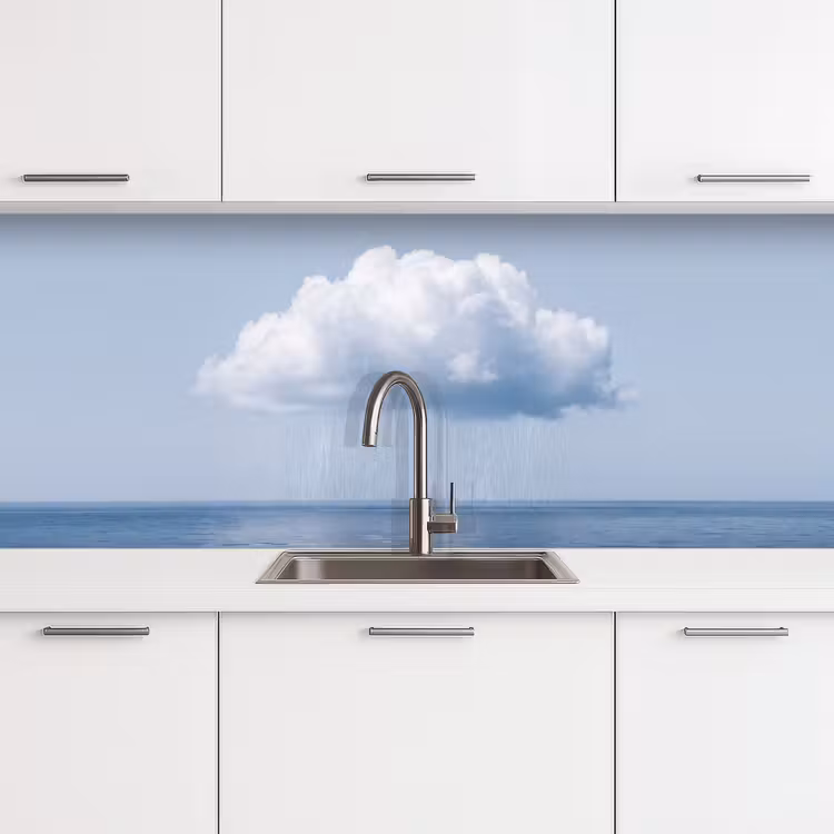 Keuken achterwand - Wolk - Regen - Natuur — 4
